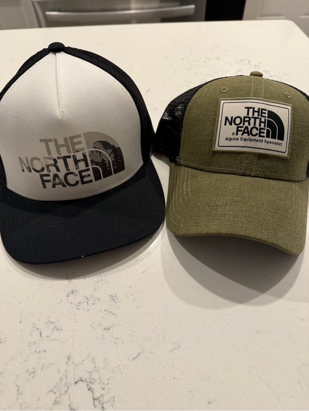 The North Face Men's Trucker Hat Bundle- Black & Olive